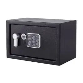 Caja fuerte seguridad con alarma 200 x 310 x 200 mm negra yale