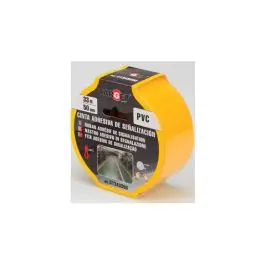 Cinta adhesiva señalizacion 33 m x 50 mm amarilla target