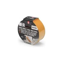 Cinta doble cara suelos multiuso 25 m x 50 mm target