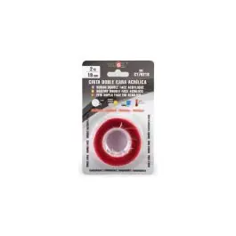 Cinta doble cara acrilica 2 m x 19 mm target