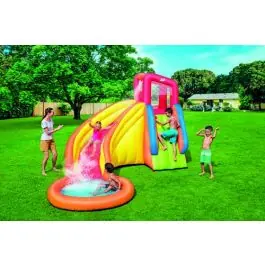 Juego hinch 366x337x241cm inf bestway polie water park tobog