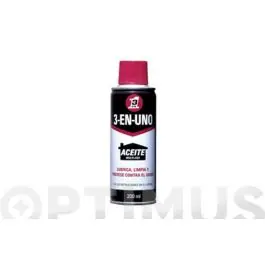 Lubricante multiusos spray 200 ml 3 en 1 - 3-en-uno