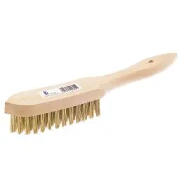 Cepillo manual 4 hileras acero latonado 290 mm fecin