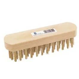 Cepillo manual 5 hileras acero latonado 180 mm fecin