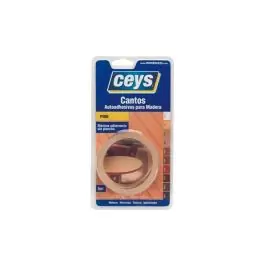 Canto adhesivo para madera 5 m x 19 mm pino ceys