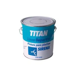 Pintura piscina sirena 2370 4 l azul titan