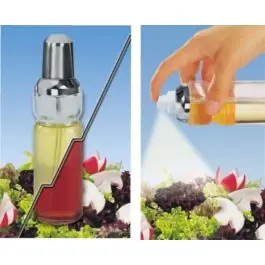 Vinagrera cocina aceitera spray cristal/inox fackelmann
