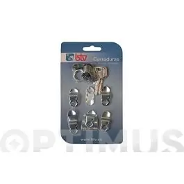 Cerradura para buzon cartero diamante cromo btv