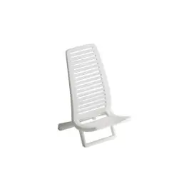 Silla playa propileno blanco blanco alco