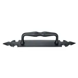 Manillon placa 275x43mm forja rustico negro imex el zorro