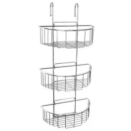 Cestillo baño oval 3 alturas met cr tatay 27,5x15x60 cm