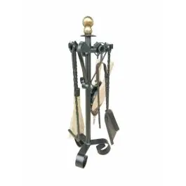 Juego chimenea 70cm merida vivahogar