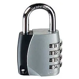 Candado combinacion 155/40 programable 40mm gris abus