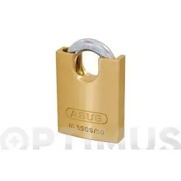 Candado 65cs arco protegido 50 mm laton abus