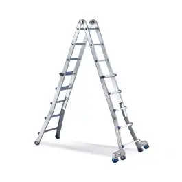 Escalera ind.mult tijera 6,25mt 12+12 telesc alu eplus svelt
