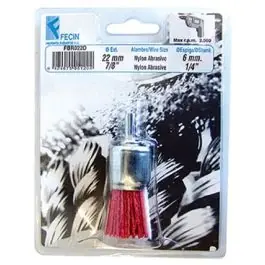 Cepillo ind brocha taladro 022 mm nyl fecin