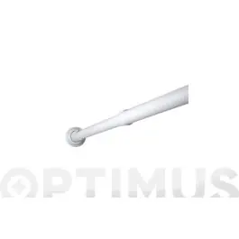 Barra ducha cortina recta blanca 75 a 115 cm tatay