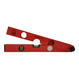Escuadra medidor angulos analógico 480 mm con niveles de burbuja