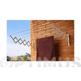 Tendedero extensible blanco ac epoxi 140 cuncial