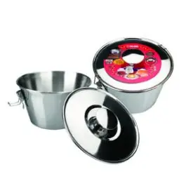 Flanero respost liso 18cm c/tapa inox ibili