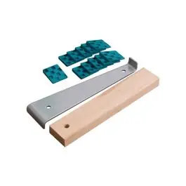 Set de instalacion para suelo laminado + 20 distanciadores wolfcraft