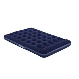Colchon cama hinchable doble bomba pie 191x137x22cm + bomba pie bestway