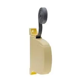Recogedor pers sobrep mini c/cinta14mm gris plastico marfil gaviota