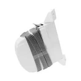 Recogedor pers sobrep mini c/cinta14mm pintas plastico blanco gaviota
