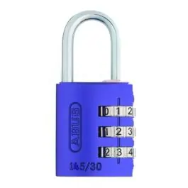 Candado combinacion 145/30 programable 30mm lila abus