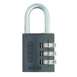 Candado combinacion 145/30 programable 30mm titanio abus