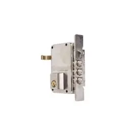 Cerradura sobr. 70x40mm 8dhn h.niq. pic/pal dcha yale
