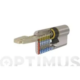 Cilindro t60 leva larga 30-30 niquel, 5 llaves tesa