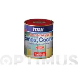 Esmalte azulejos baño y cocina 750 ml blanco titan