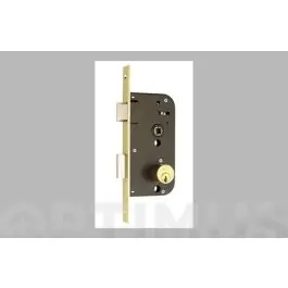 Cerradura con palanca y resbalon 45/80-h.latonado yale