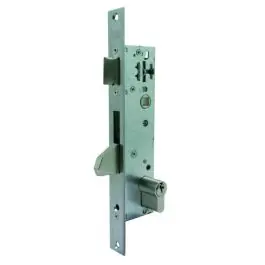 Cerradura metalica 2210be-25 entrada 25mm acero inox tesa