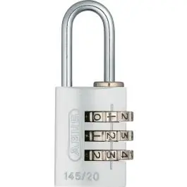 Candado combinacion 145/20 programable 20mm plata abus