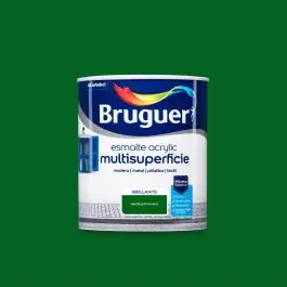Esmalte acrylic brillante 750 ml verde primavera bruguer