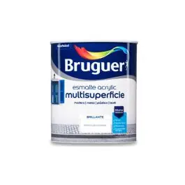 Esmalte acrylic brillante 750 ml bermellón bruguer