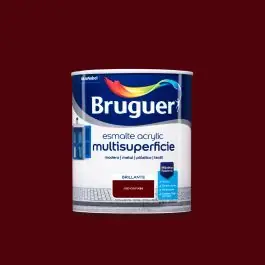 Esmalte acrylic brillante 750 ml rojo carruajes bruguer