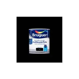 Esmalte acrylic brillante 750 ml negro bruguer