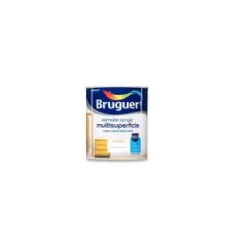 Esmalte acrylic satinado 750 ml blanco permanente bruguer