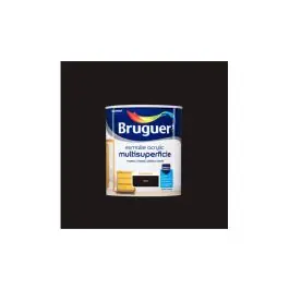 Esmalte acrylic satinado 750 ml negro bruguer