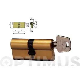 Cilindro c leva 14 mm 30-30 laton, 3 llaves mcm