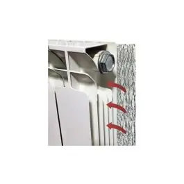 Lamina panel reflectante radiador 0,70 x 1 m plata burcasa
