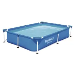 Piscina rectangular desmontable 1.200 l sin depuradora 221x150x43 cm bestway