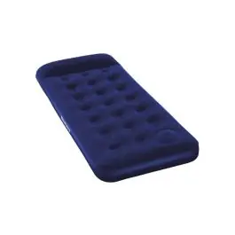 Colchon cama hinchable individual bomba pie 76x185x28 cm + bomba pie bestway