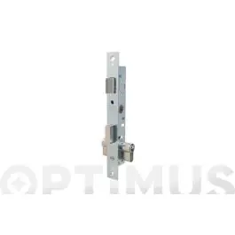 Cerradura metalica 2200-15 entrada 13,5mm picaporte-palanca h.cincado sin escudo, ni cerradero tesa