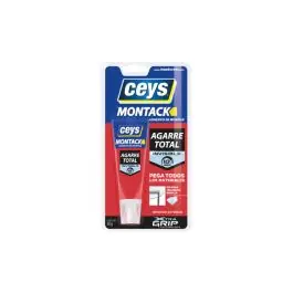 Adhesivo montaje montack inmediato 70 gr transparente ceys