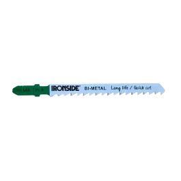 Hoja sierra calar para madera t144 dp 5 uds recto grueso. logitud 100 mm ironside