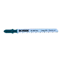 Hoja sierra calar para madera t144 df 5 uds recto grueso. logitud 100 mm ironside
